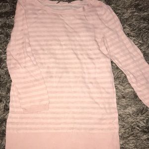 Loft sweater with button details, 3/4 sleeve